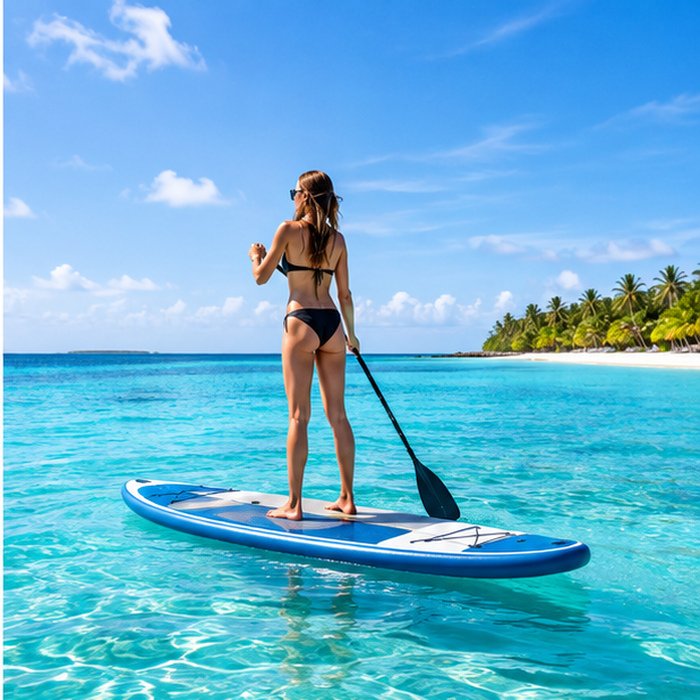 Paddle surf